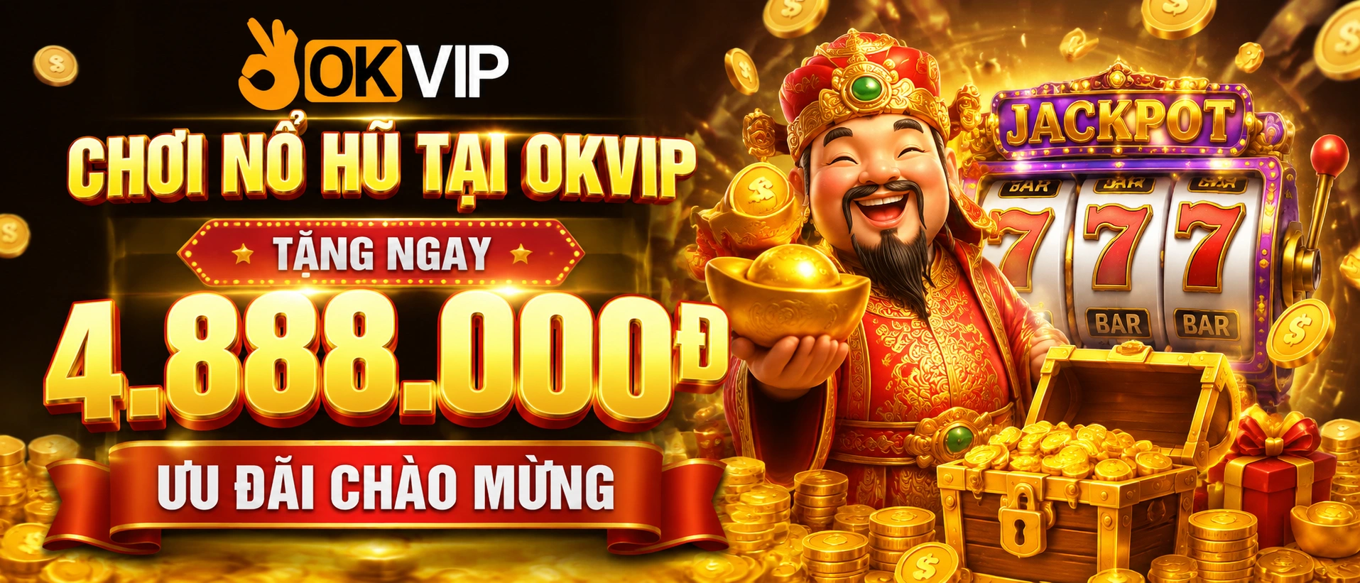 Giao diện khu Nổ Hũ okvip trên màn hình lớn